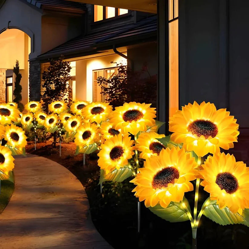 Aivac™ Solar Sunflower LED Lights (4 Pack)