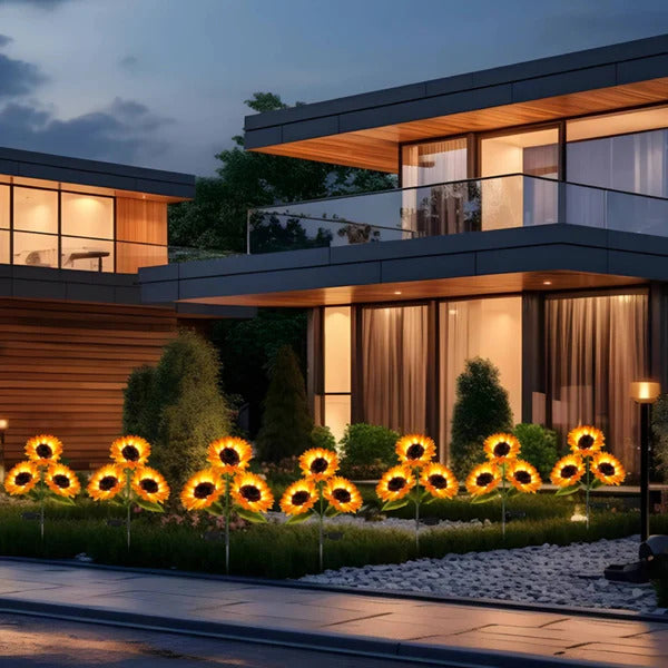 Aivac™ Solar Sunflower LED Lights (4 Pack)