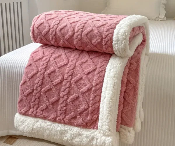Aivac™ Reversible Sherpa Throw Blanket