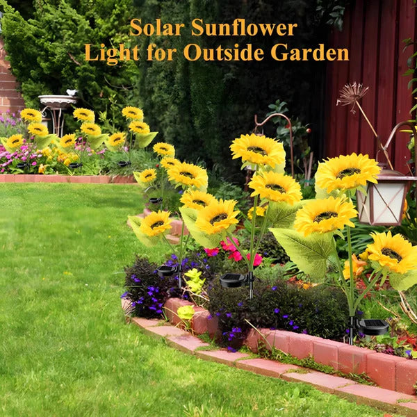 Aivac™ Solar Sunflower LED Lights (4 Pack)