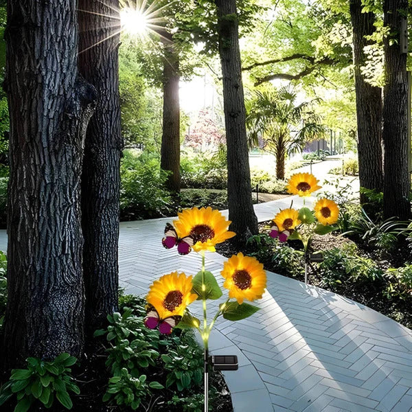 Aivac™ Solar Sunflower LED Lights (4 Pack)