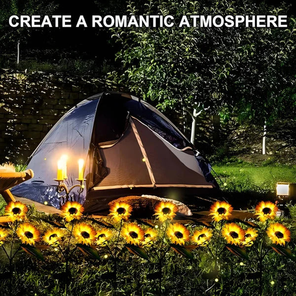 Aivac™ Solar Sunflower LED Lights (4 Pack)