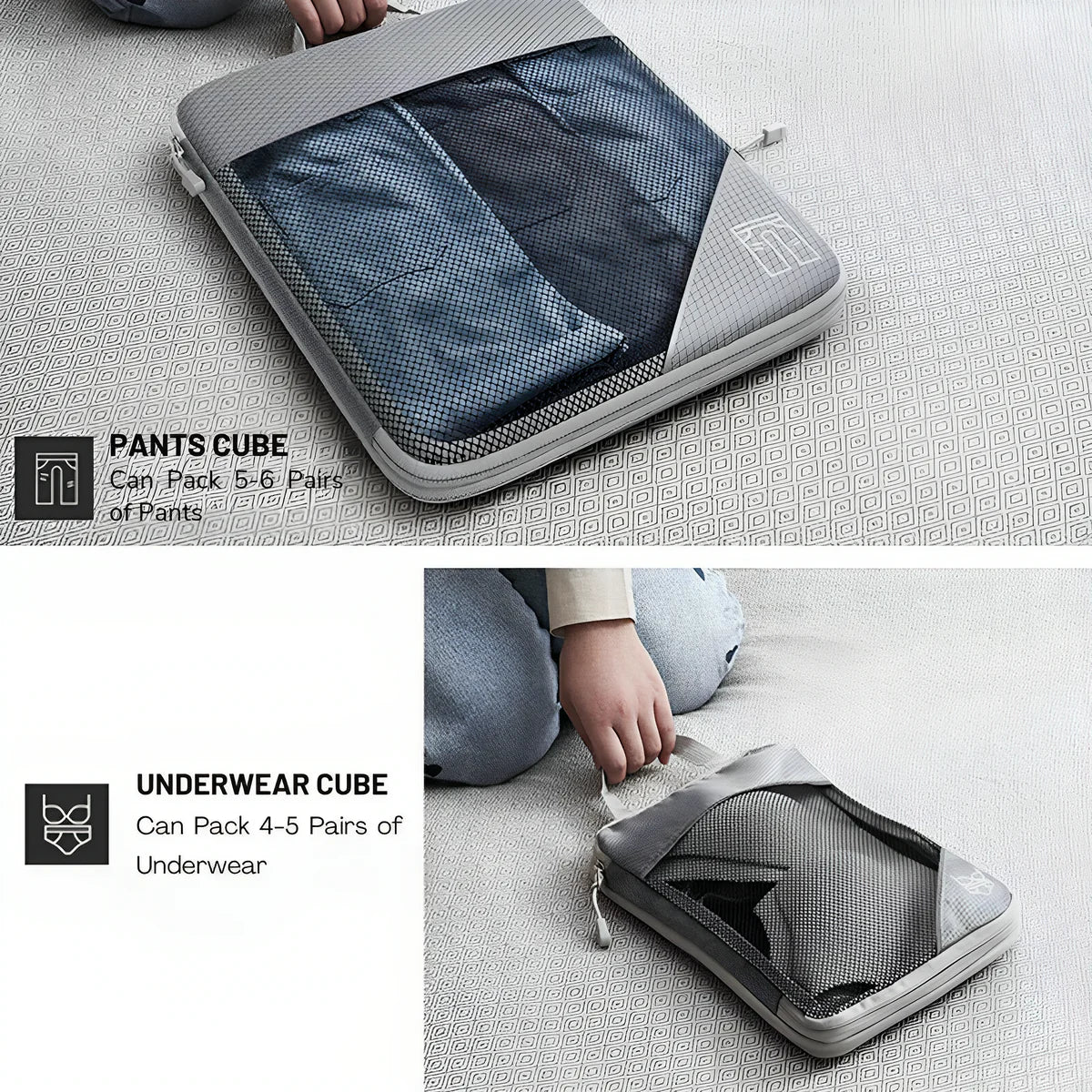 Aivac™ Compression Packing Cubes