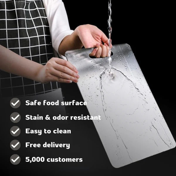 Aivac™ Premium Stainless Steel Prep Board