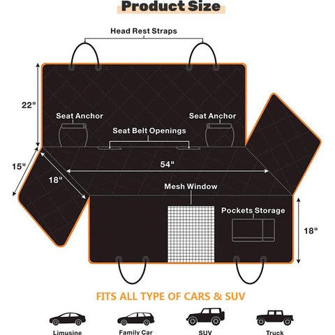 Aivac™ Premium Hammock Pet Car Seat Cover