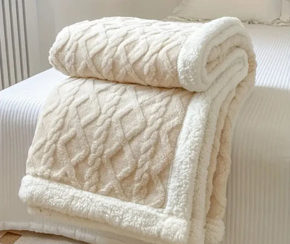 Aivac™ Reversible Sherpa Throw Blanket