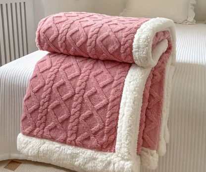 Aivac™ Reversible Sherpa Throw Blanket