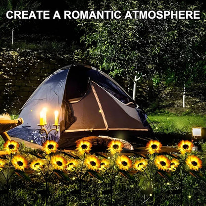 Aivac™ Solar Sunflower LED Lights (4 Pack)