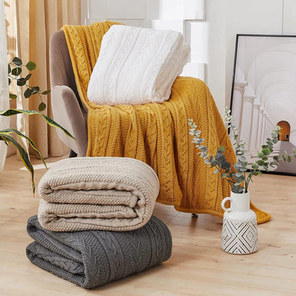 Aivac™ Reversible Sherpa Throw Blanket